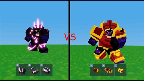 Void Armor Vs Warrior Armor Roblox Bedwars Youtube