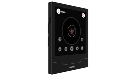 Interra Ix4 4 Knx Touch Panel Black Interra