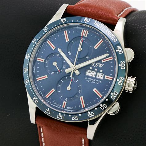 Rsw New Model La Neuveville Sport Valjoux Automatic Rswa Sl