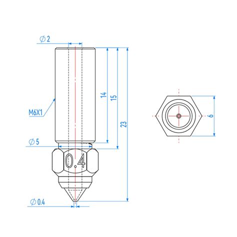 Buse Constants Ique Grande Vitesse En Laiton Plaqu Cuivre Acier