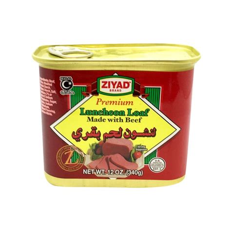 Ziyad Beef Luncheon 12 Oz 24 Pcs Whole Food Depot