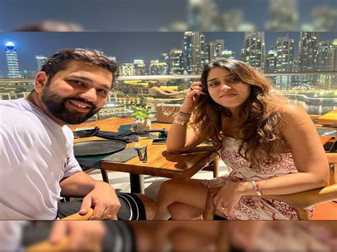 Rohit Sharma Seen With His Wife Ritika Sajdeh In Dubai Asia Cup 2022