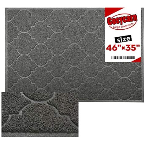 Large Door Mats, 46" X 35" XL Jumbo Size Outdoor Indoor Entrance ...