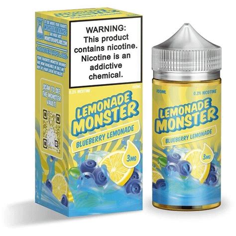 [freebase] Lemonade Monster Blueberry Lemonade Freebase 100ml Usa