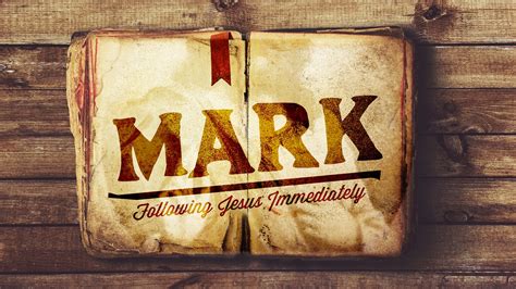 The Gospel Of Mark Sermon Series Overview TravisAgnew Org