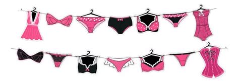 Faixa Decorativa Chá De Lingerie 1 Unidade Festcolor Parcelamento sem juros
