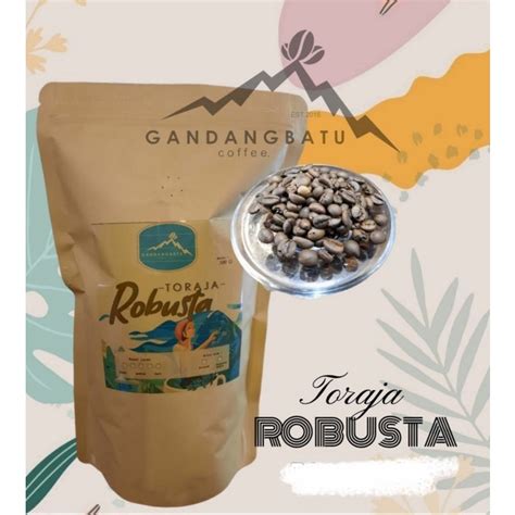 Jual Kopi Toraja Robusta Kemasan Gram Murah Shopee Indonesia