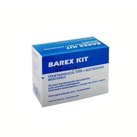 Barex Kit Polietilenglicol Bisacodilo Rappi