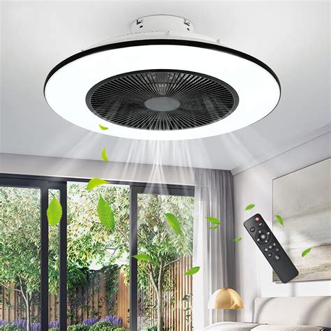 Iyunxi Ceiling Fan With Lights In Smart Enclosed Ceiling Fan With