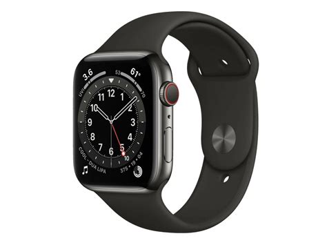 Apple Watch Series 6 44mm Stainless Steel Graphite - HelloApple