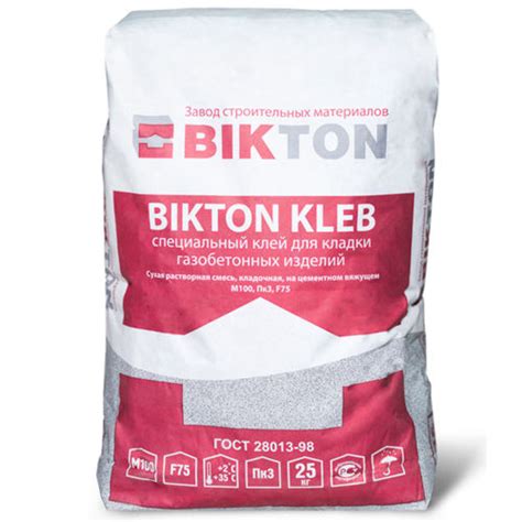 BIKTON KLEB (клей для кладки газобетонных блоков) | Группа компаний ...