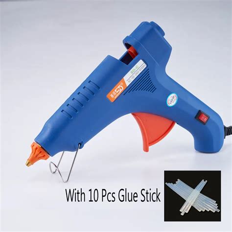 Mini 2060100w Hot Melt Glue Gun 10pcs 7mm 11mm Glue Stick Electric Heat Temperature Fix Tool