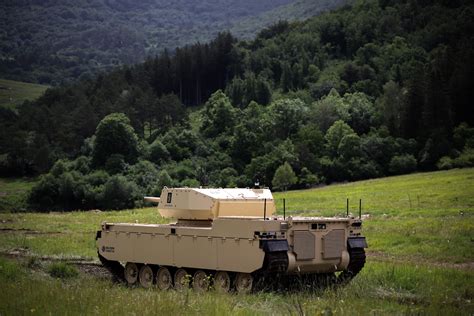 KONGSBERG Milrem Robotics Perform First Live Firing Of Type X Robotic