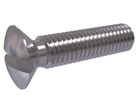 DIN 964 ISO 2010 Slotted Raised Countersunk Oval Head Screws Vidasan