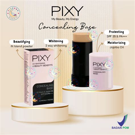 Jual PIXY Concealing Base UV Whitening 4 Beauty Benefits Concealer