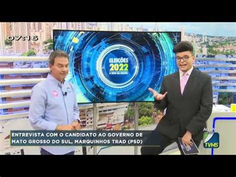 Entrevista Com O Candidato Ao Governo De Mato Grosso Do Sul Marquinhos