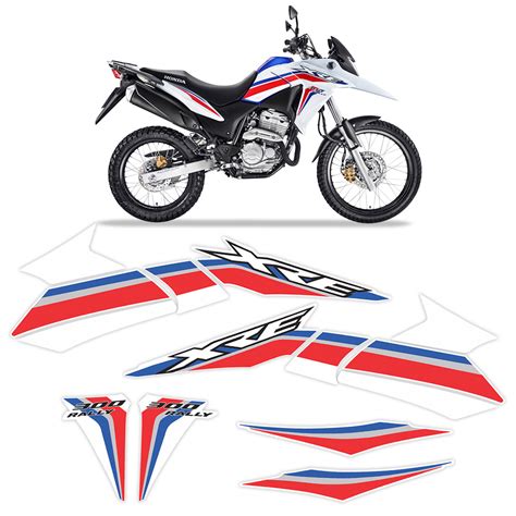 Adesivos Honda Protetor Xre Rally Adventure Branco Sportinox