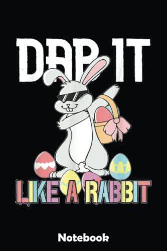 Dabbing Rabbit Notebook Rap Easter Bunny Dab Dance Dabbit Notebook