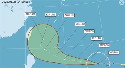 更接近台灣！瑪娃颱風最新路徑修正偏西 氣象局預測陸警機率 中天新聞網