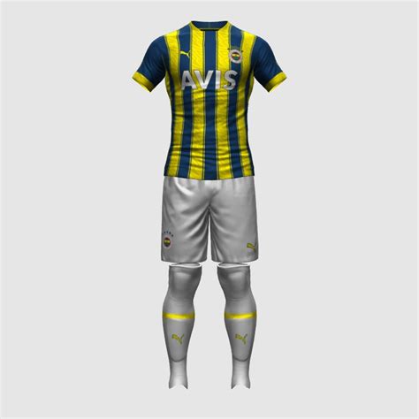 Fenerbahce X Puma Home Jersey Design FIFA 23 Kit Creator Showcase