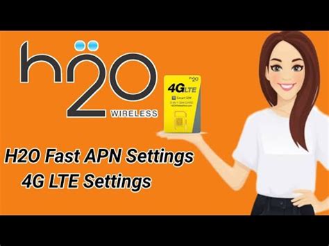 H2o Wireless Apn Settings H2o Data Configuration YouTube