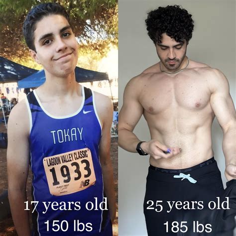 M 24 60 150 Lbs 185 Lbs 35 Lbs Of Muscle The Journey So Far R