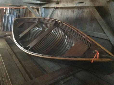 Old Town Canoe Penobscot Bay Double End Ender Pea Pod Pulling Boat