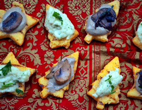 Polenta Crostini Recipe Baccal Mantecato Mushroom Pat Christmas