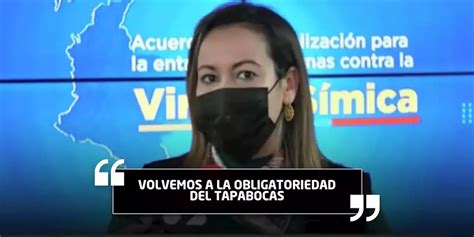 MinSalud confirmó que volverá el uso obligatorio del tapabocas en el país