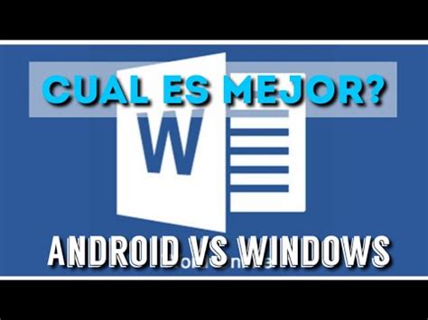 Diferencias Entre Windows Y Android Cu Les Son