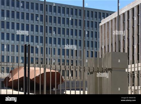 Main Entrance Of The New Headquarters Of The German Federal