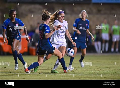 August 13 2022 Orlando Pride Midfielder Mikayla Cluff 16 During A