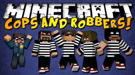 Minecraft Mini Game Cops N Robbers W Chim Sky Captainsparklez