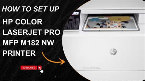 How To Setup HP Color LaserJet Pro MFP M182nw YouTube