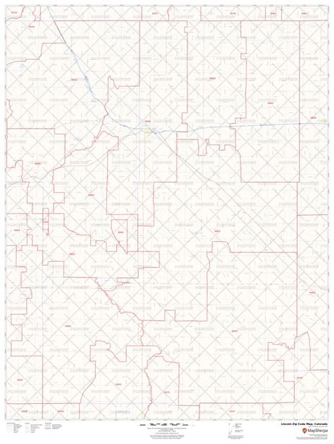 Lincoln Zip Code Map Colorado Lincoln County Zip Codes