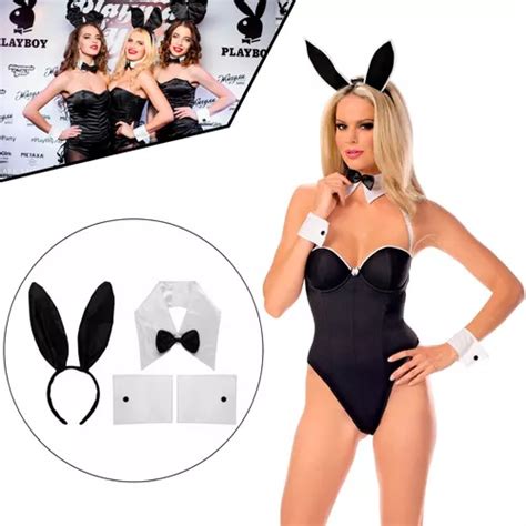 Kit Fantasia Coelhinha Festa Carnaval Sex Fetiche Playboy Mercadolivre