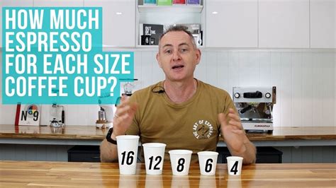 How Much Espresso Goes Into The Different Cup Sizes Expert Cafe Advice