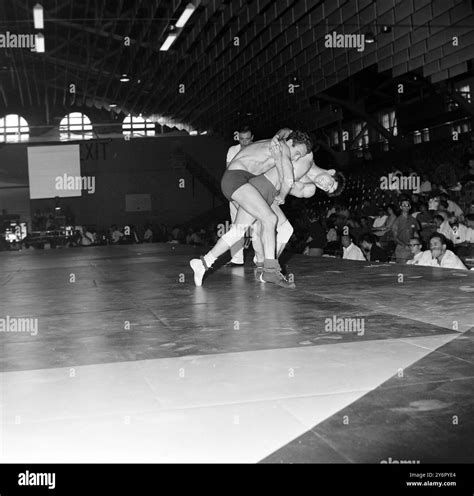 Wrestling Amateur Championships Polyak V Tauer June Stock Photo Alamy