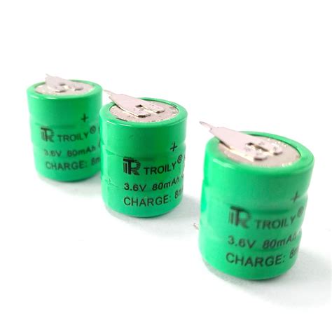 Troily Nimh Buton Cell Mah V Rechargeable Battery Pack With