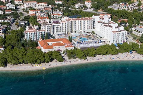 Tučepi beaches aerial