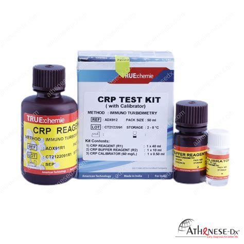 CRP Test Kit With Calibrator Archives Athenese Dx