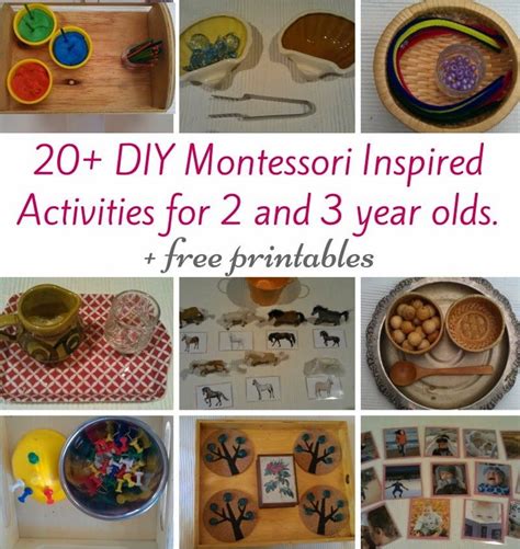 Diy Montessori Toys For 3 Year Olds : 20+ DIY Montessori Inspired ...