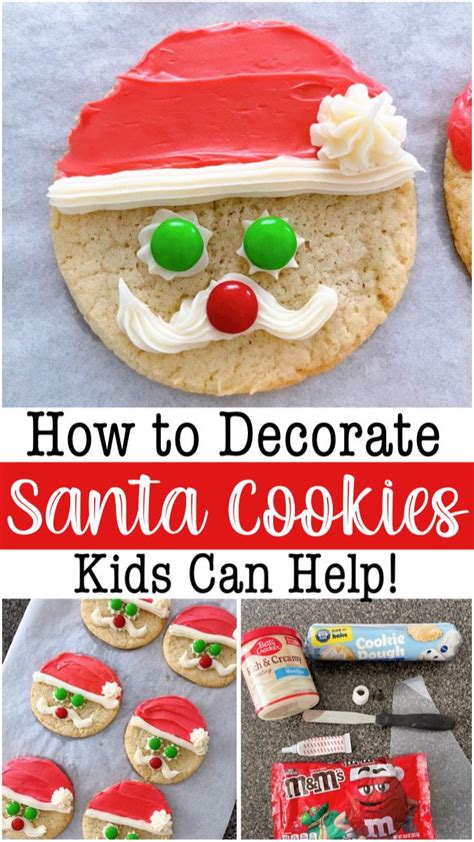 Easy Santa Sugar Cookies Recipe Easy Sugar Cookies Best Sugar