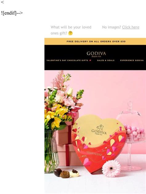 Godiva Chocolates 2 Days Until Valentine S Day Milled