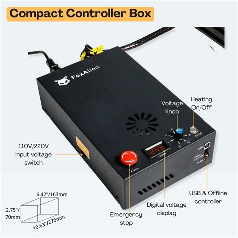 FoxAlien CNC Hot Wire Foam Cutter Electric Heating India Ubuy