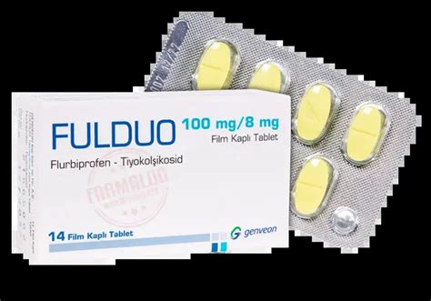 FULDUO 100MG 8MG 14 FILM KAPLI TABLET KUB