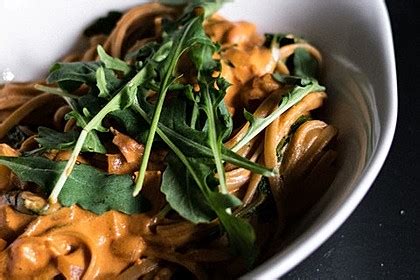 Pasta Mit Rucola Mascarpone Und Parmaschinken Von Derpanscher