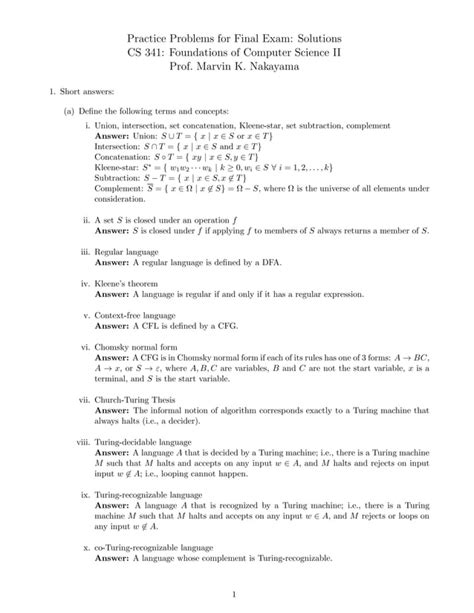 Practice Final Soln Pdf