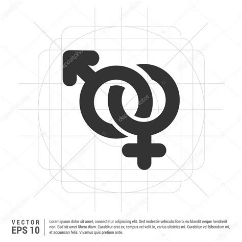 Male And Female Sex Sign Icon Stock Vector Image By ©ibrandify 106257014