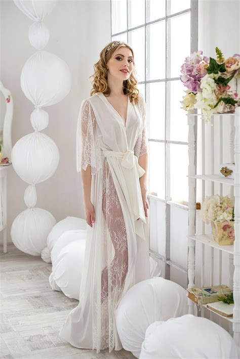 Bridal Robe Womens Robe Wedding Robe Getting Ready Robe Etsy